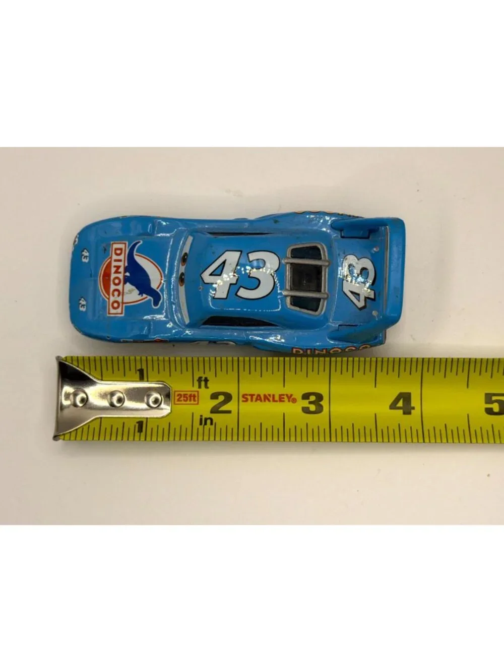 Mattel Disney Pixar Cars Dinoco Blue The King #43 Plymouth Superbird Diecast
